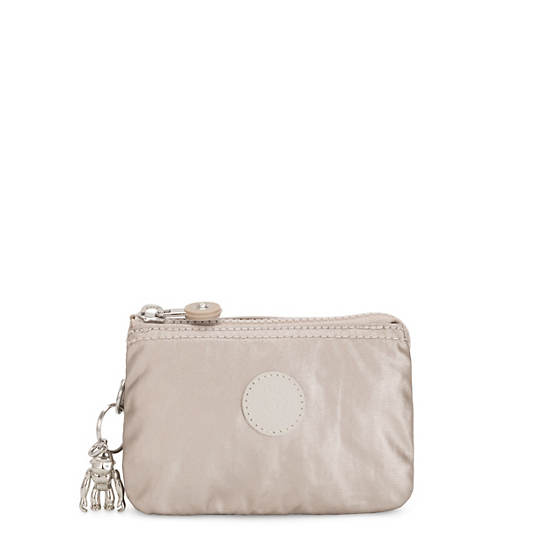 Kipling Creativity Small Metallic Pouch Bags Metallic Glow | CA 2108CT